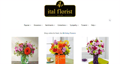 Desktop Screenshot of italflorist.com